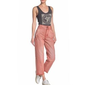 Free People NWT Monroe High Waist Crop Jeans